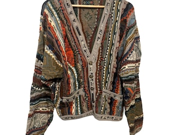 Authentic Navy Coogi Cardigan - Etsy