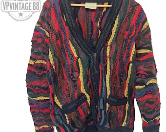 Authentic Navy Coogi Cardigan - Etsy