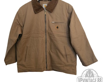 Carhartt デトロイトジャケット J97 PTL Made in USA Mens Carhartt J97 PTL Blanket Lined Detroit Jacket | eBay