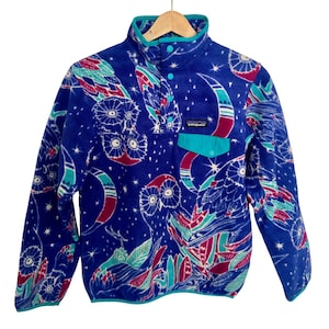 Vintage Patagonia Synchilla Snap-T | Aztec Print Festival Fleece Pullover – Size S