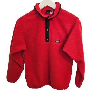 Vintage Patagonia Snap-T | Aztec Print Festival Fleece Pullover – Size XL