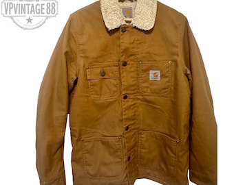 Vintage 1990s Deadstock Carhartt Blanket Lined Duck Chore Coat