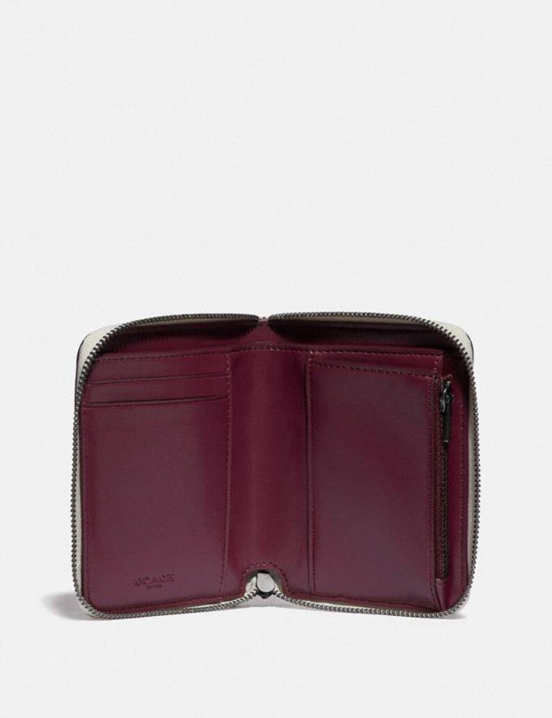 small wallet with wildflower print