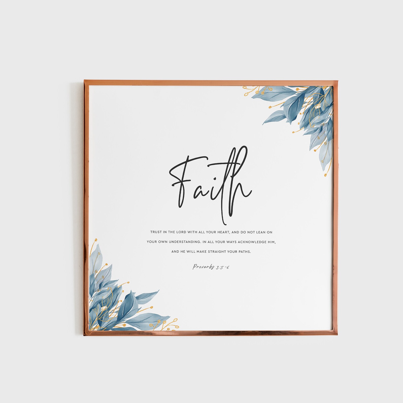 Faith Bible Verse Wall Art Christian Wall Art Christian Wall - Etsy