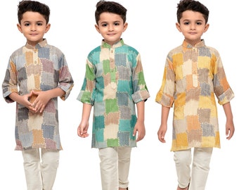 Boys kurta set casual comfort wear / festival wear / Indian Ethnic / Traditional wear for kids