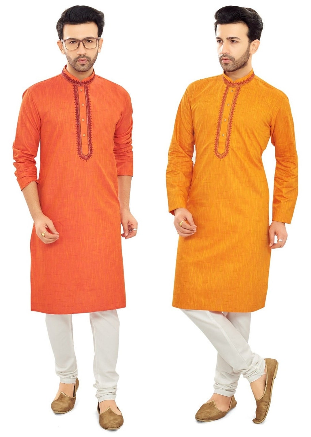 Mens Kurta Pajama Set / Cotton Kurta Set / Mens Ethnic Wear / Indian Pakistani Kurta Pajama Set