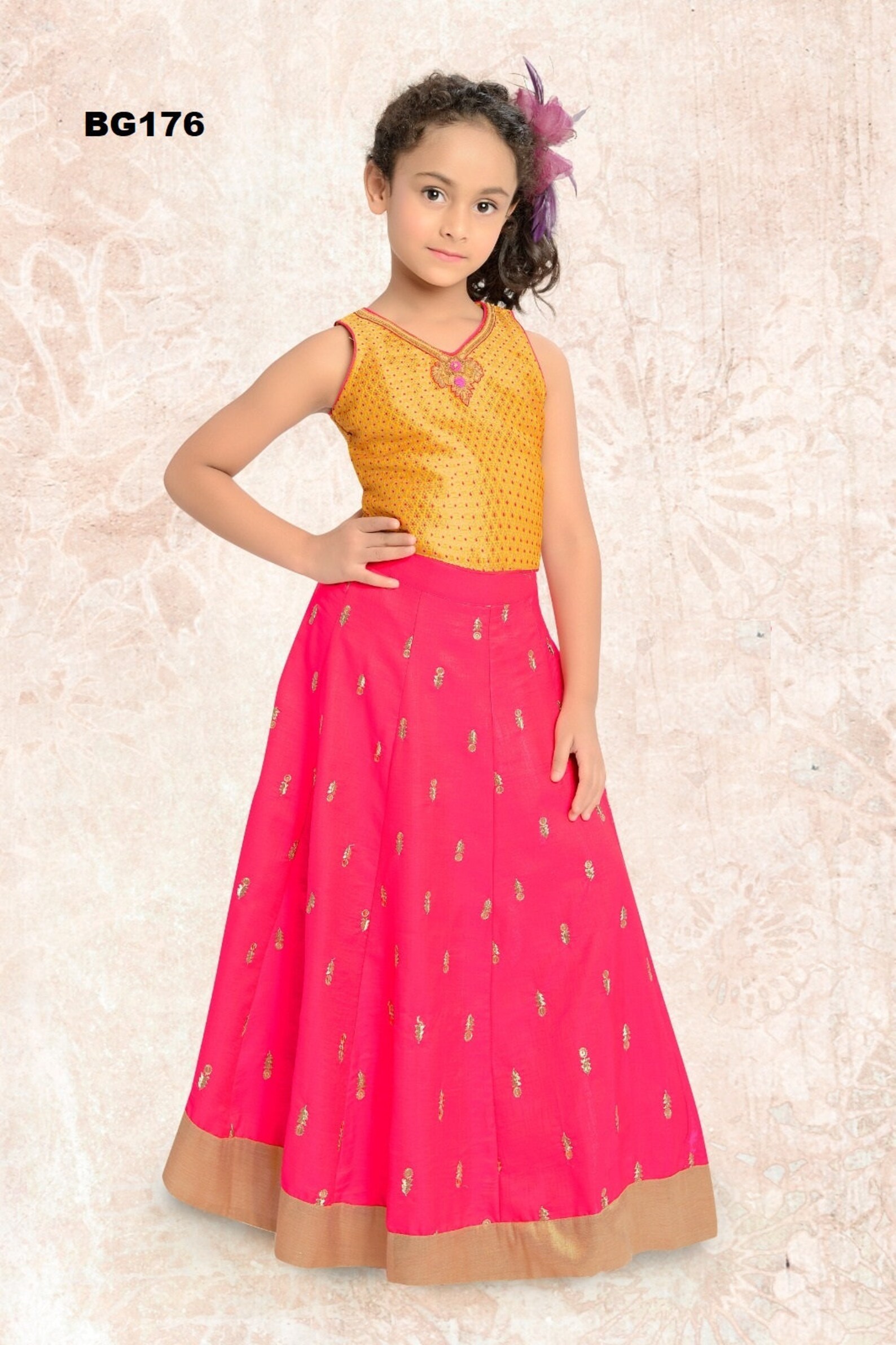 Baby girl lehenga choli / Indian Ethnic wear / Ghagra choli Etsy