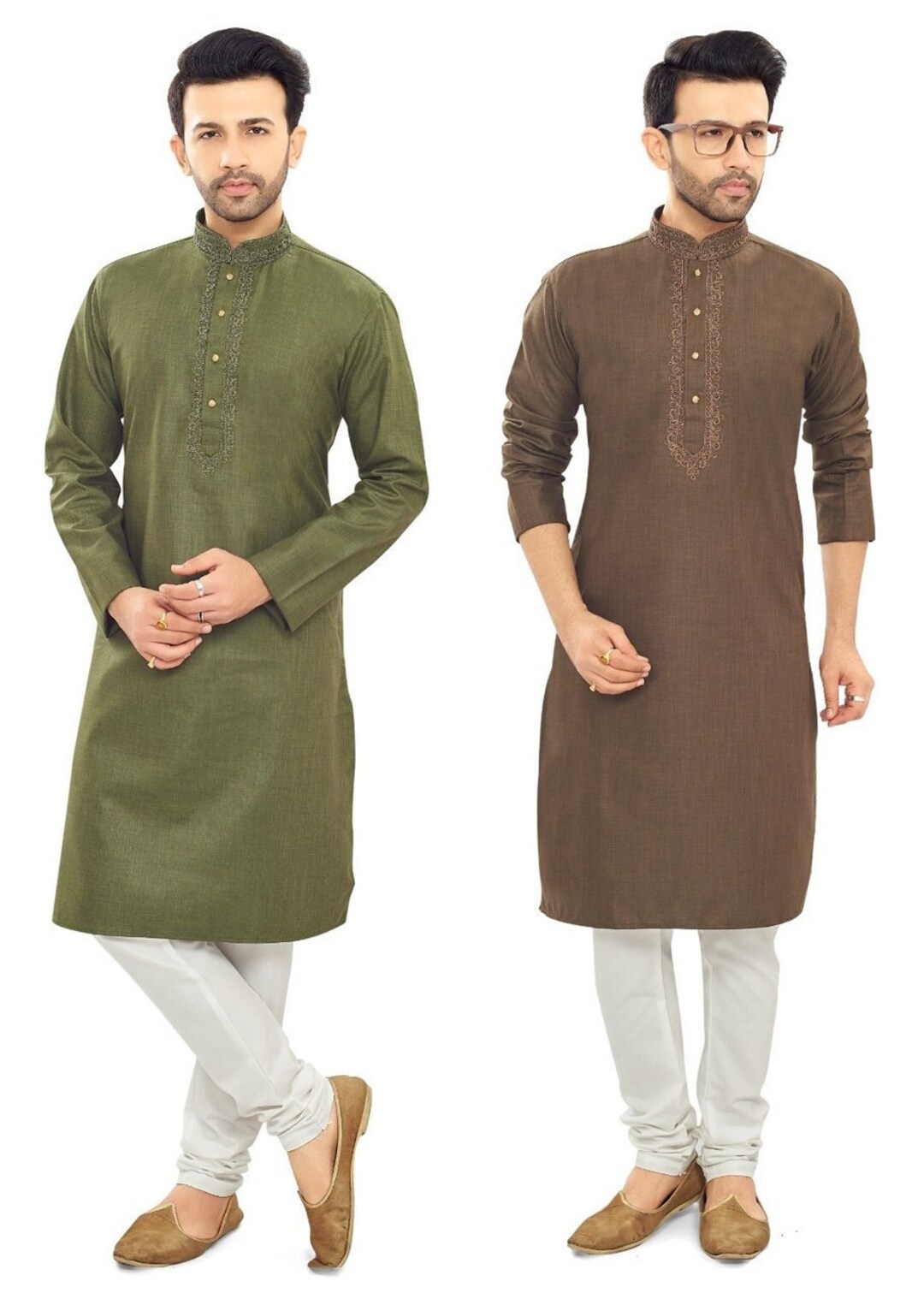 Mens Kurta Pajama Set / Cotton Kurta Set / Mens Ethnic Wear / Indian