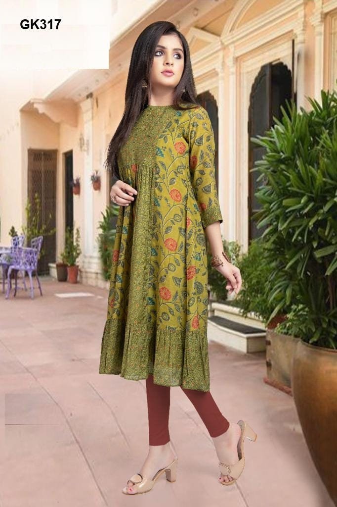 Aarong Long Kurti For Girls Soft Kurti For Girls, Handmade Kurti