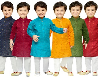 Boys Kurta set casual comfort wear / festival wear / Indian Ethnic / Traditional wear for kids