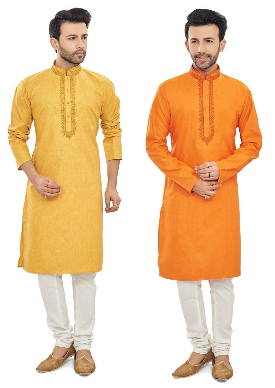 Mens Kurta Pajama Set / Cotton Kurta Set / Mens Ethnic Wear / Indian