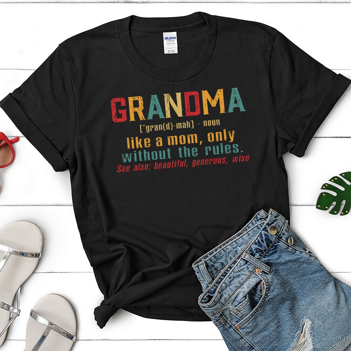 Funny Grandma Definition Unisex TShirt Mothers Day Gift Etsy