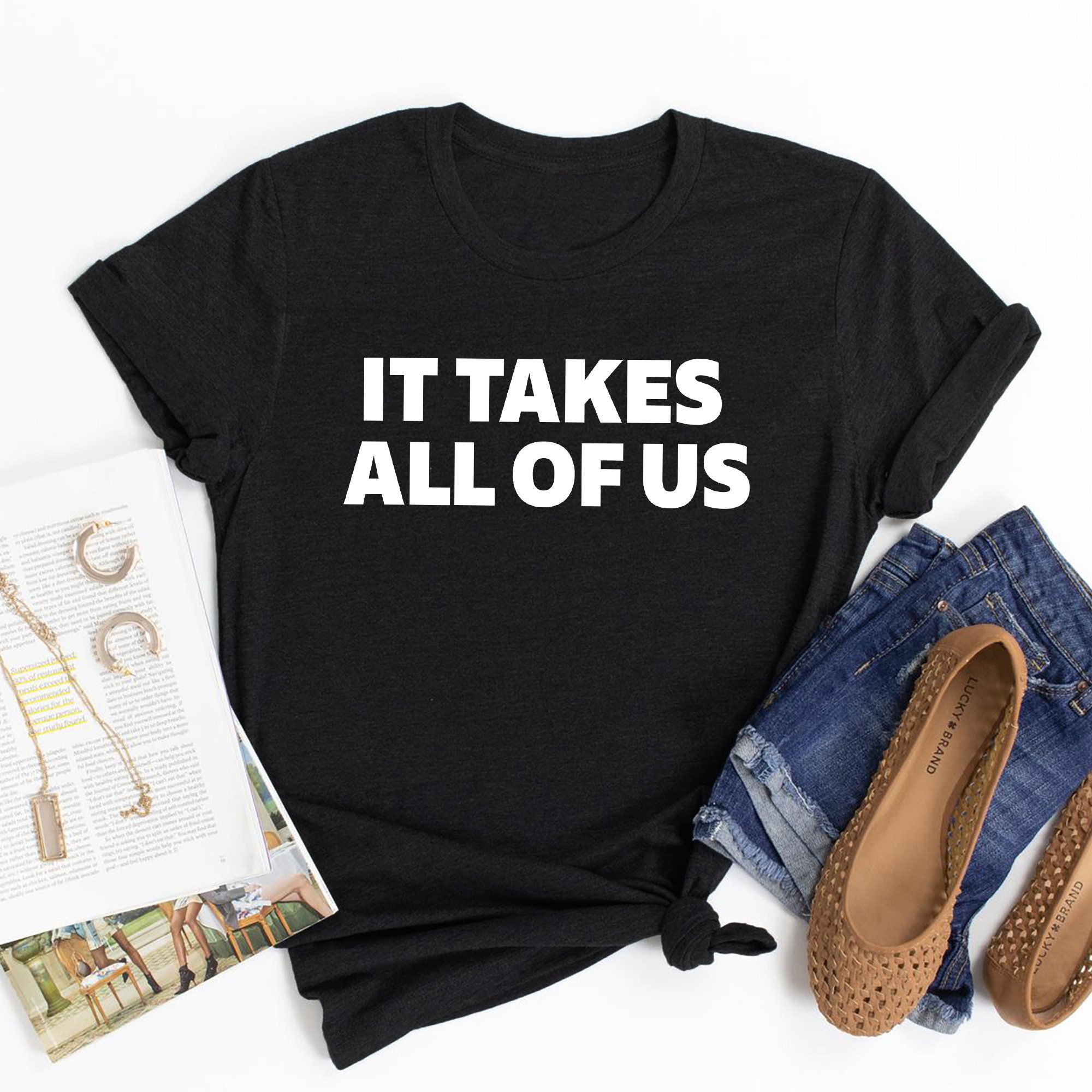 It Takes All Of Us Shirt Nfl Shirt Social Justice Shirt | Etsy
