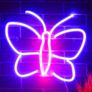 Butterflies Kids Room Flex Silicone LED Neon Sign st16-fnu0212