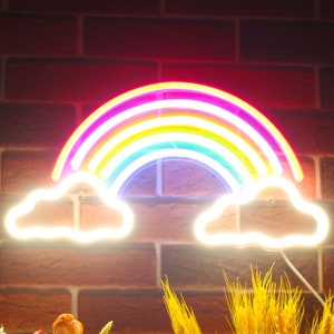 Clouds with Rainbow Decoration Flex Silicone LED Neon Sign st16-fnu0251
