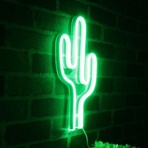 Cactus Kid Room Flex Silicone LED Neon Sign st16-fnu0038