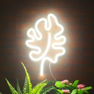 Leaf Decoration Flex Silicone LED Neon Sign st16-fnu0037