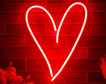 Heart Decoration Flex Silicone LED Neon Sign st16-fnu0224