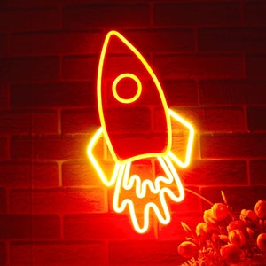Rocket Decoration Flex Silicone LED Neon Sign st16-fnu0274