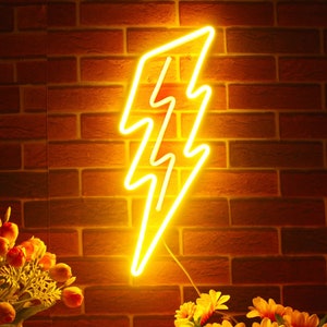 Lighting bolt Decoration Flex Silicone LED Neon Sign st16-fnu0206