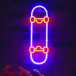 Skateboard Decoration Flex Silicone LED Neon Sign st16-fnu0272