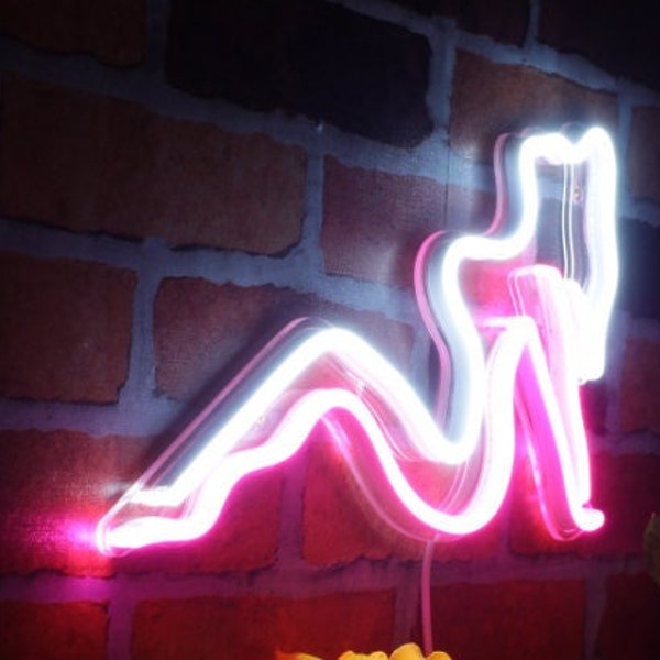 Sexy Lady Decoration Flex Silicone LED Neon Sign st16-fnu0309