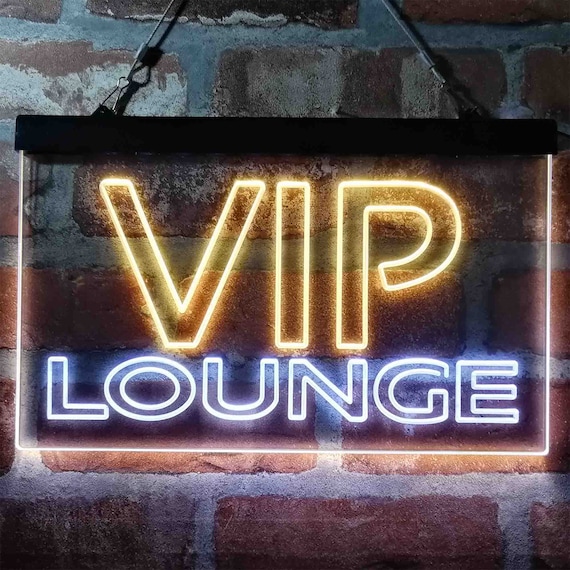 Rolling Vip Led Neon Light Sign Man Cave Bar Pub Home Decor Sport Gift Advertise