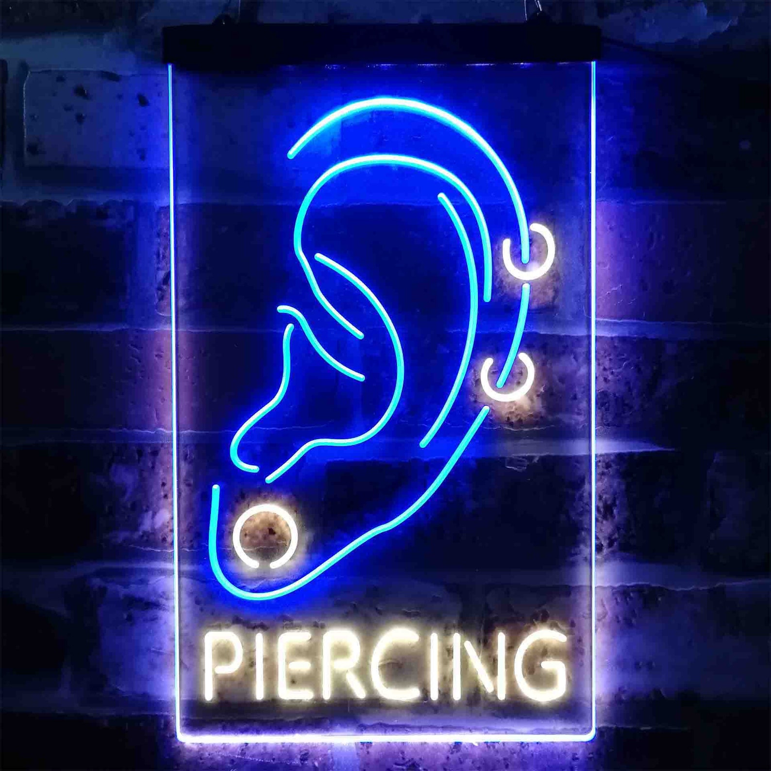 Ear Piercing Display Tattoo Shop Dual Color LED Sign st6i3880 Etsy