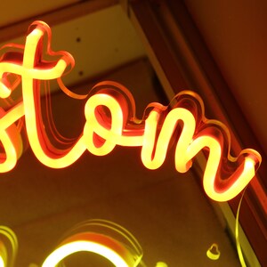 Fully Custom TWO Row Text Ultra-bright LED Neon Sign St16-fn-tm - Etsy