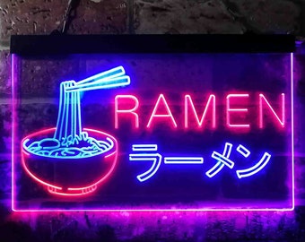 Ramen Japanese Noodles Shop Display Dual Color LED Neon Sign st6-i3613