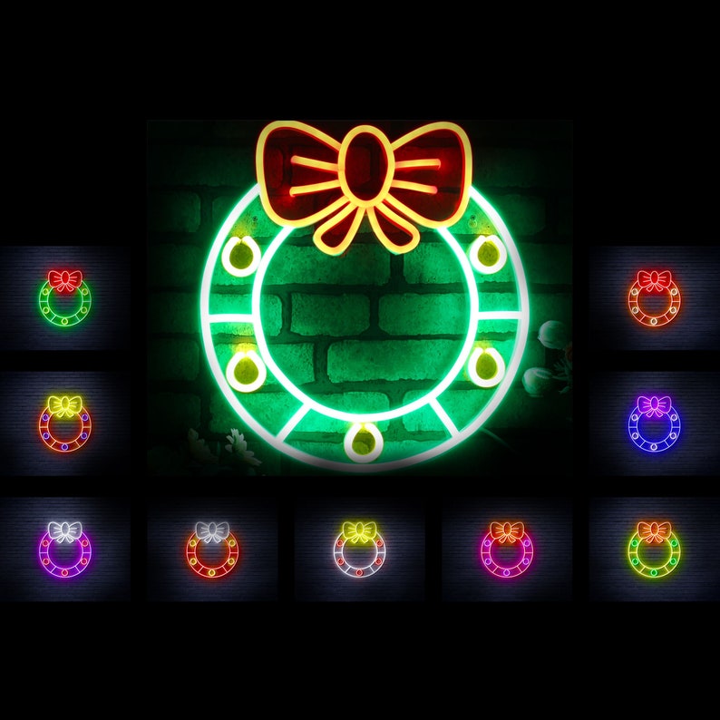 Christmas Holly Decoration Flex Silicone LED Neon Sign st16-fnu0116 image 2