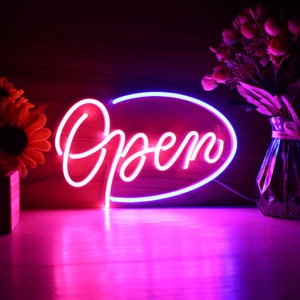 Open Sign Bar Shop Decoration Flex Silicone LED Neon Sign st16-fnu0079