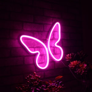 Butterfly Girl Room Flex Silicone LED Neon Sign St16-fnu0020 - Etsy