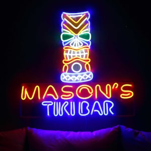 Name Personalized Tiki Bar Extra-Large Ultra-Bright LED Neon Sign st16-fn-p0041-tm