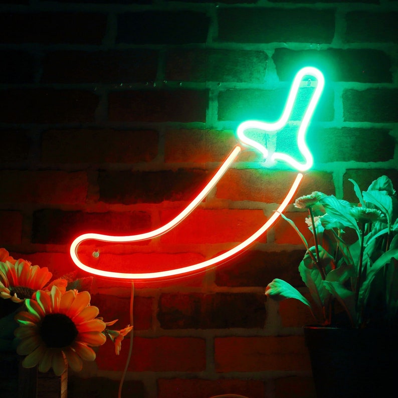 Red Pepper Decoration Flex Silicone LED Neon Sign st16-fnu0405 image 1