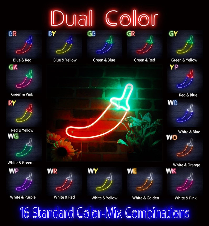 Red Pepper Decoration Flex Silicone LED Neon Sign st16-fnu0405 image 5