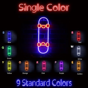 Skateboard Decoration Flex Silicone LED Neon Sign st16-fnu0272 image 3