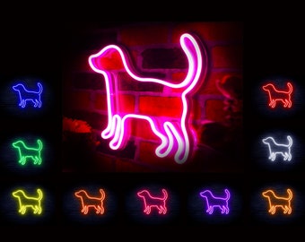 Dog Decoration Flex Silicone LED Neon Sign st16-fnu0081