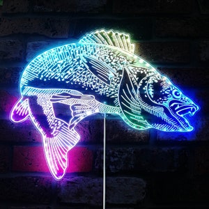 Light up Fishing Sign 