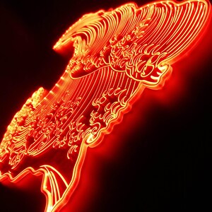 Custom Edge Lit Neon LED Sign, Custom Your Own Night Light Wall Decor ...