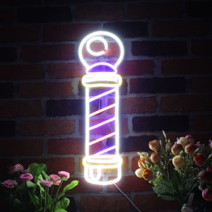 Frisörstångsdekoration Flex Silikon LED Neonskylt st16-fnu0362