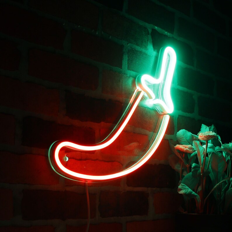 Red Pepper Decoration Flex Silicone LED Neon Sign st16-fnu0405 image 2