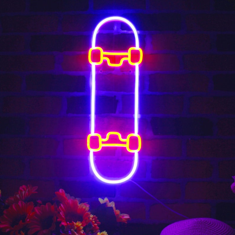 Skateboard Decoration Flex Silicone LED Neon Sign st16-fnu0272 image 1