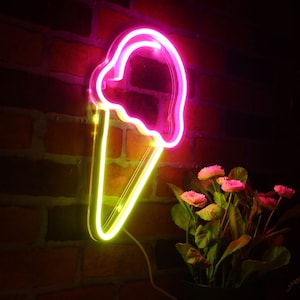Ice-cream Decoration Flex Silicone LED Neon Sign st16-fnu0409