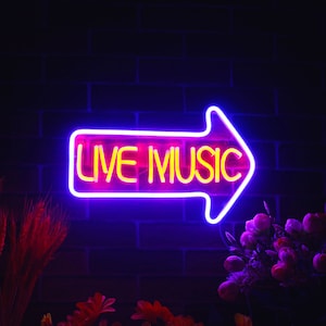 Live Music Decoration Flex Silicone LED Neon Sign st16-fnu0337