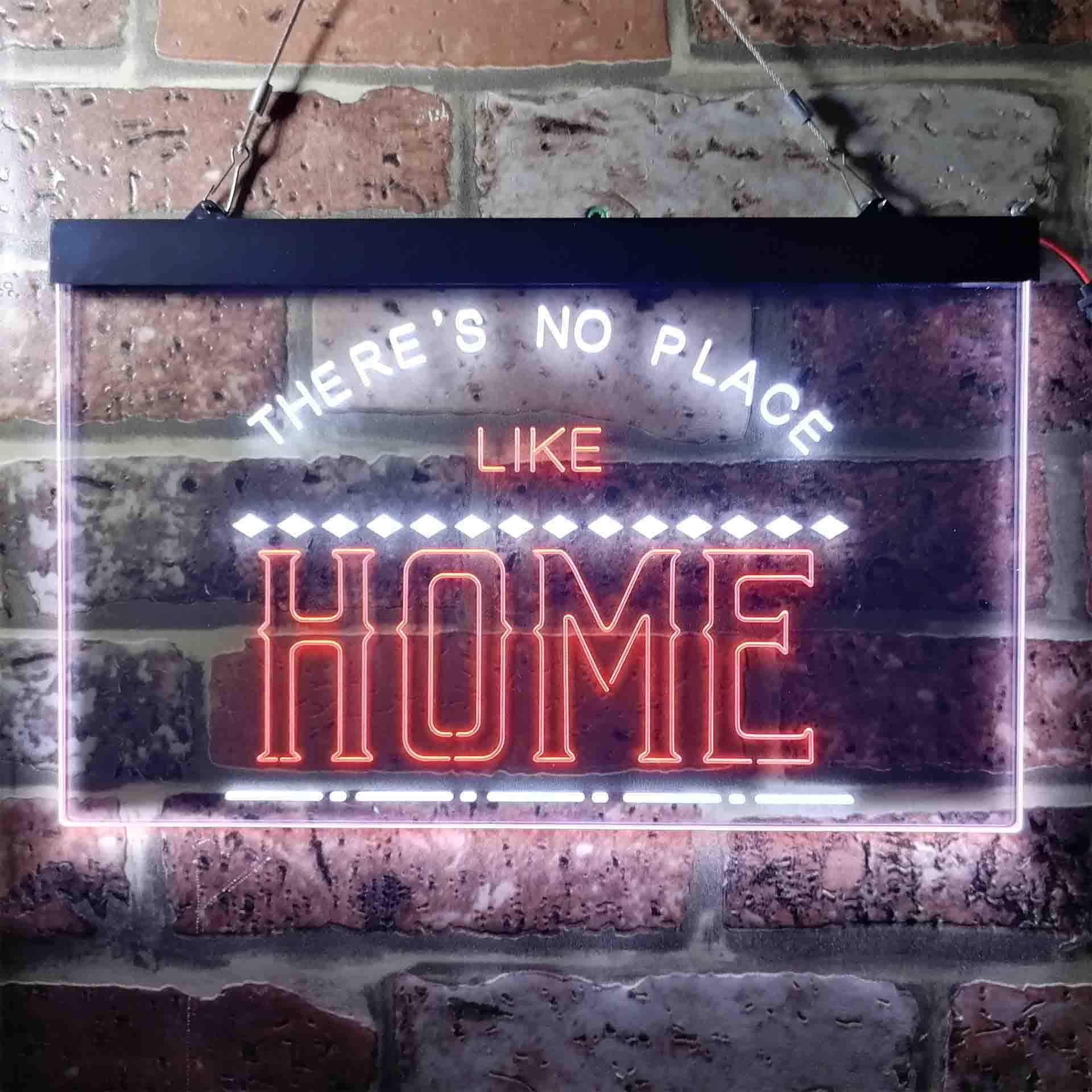 There is No Place Like Home Bedroom Display Dual Color LED | Etsy