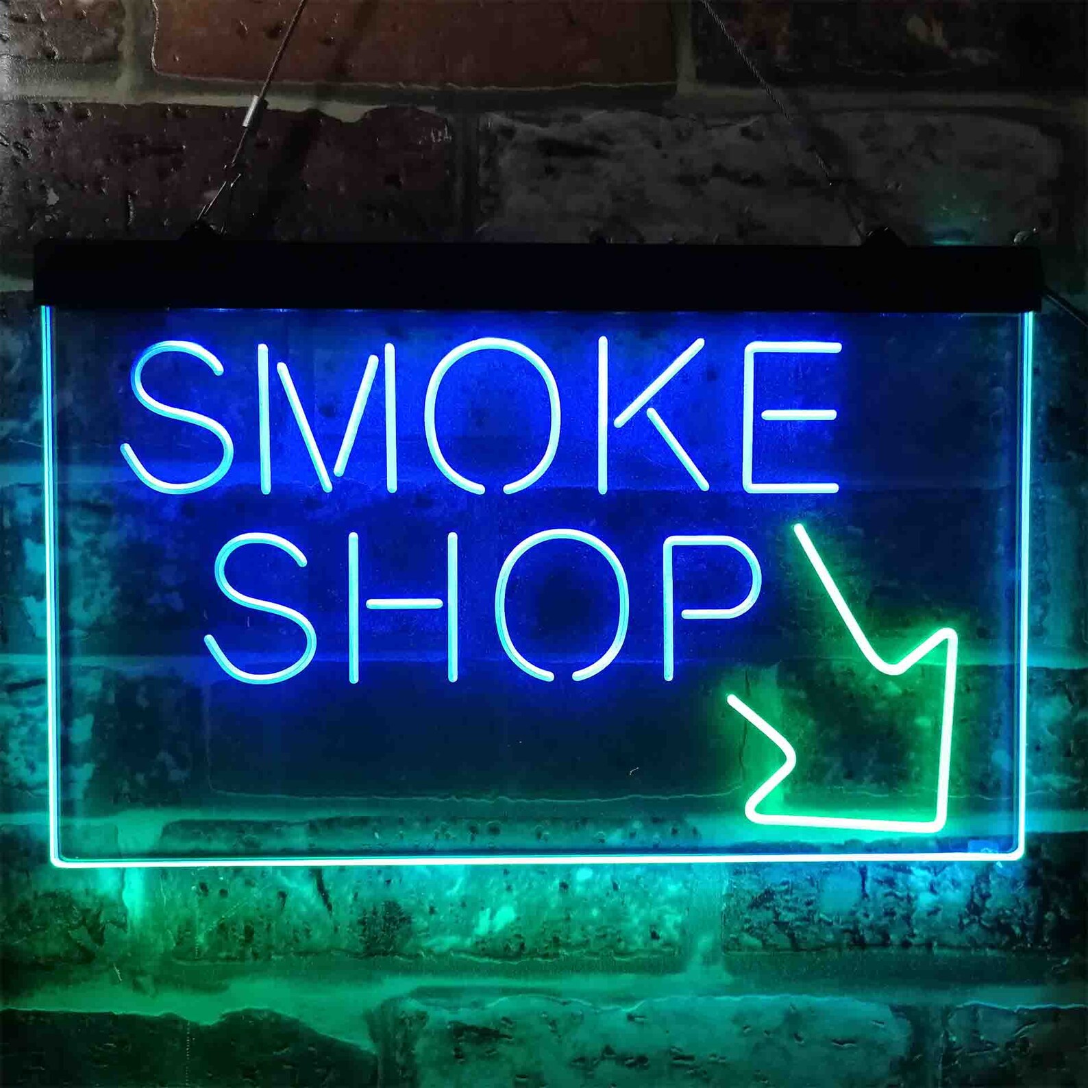 Smoke Shop Dual Color LED Neon Sign st6i3891 Etsy