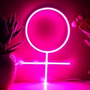 Female Symbol Decoration Flex Silicone LED Neon Sign st16-fnu0069