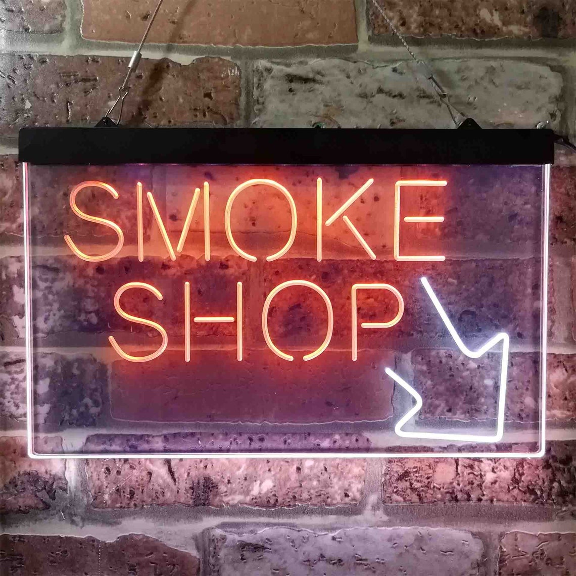 Smoke Shop Dual Color LED Neon Sign st6i3891 Etsy