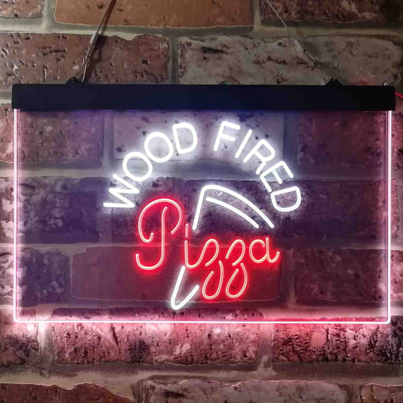 Wood Fired Pizza Restaurant CafÃ© Shop Dual Color LED Neon Etsy
